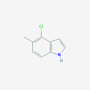 molecular formula C9H8ClN B175834 4-Chloro-5-methyl-1H-indole CAS No. 162100-43-8