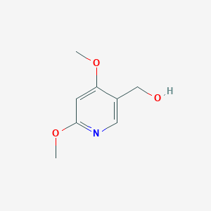molecular formula C8H11NO3 B175837 (4,6-Dimethoxypyridin-3-yl)methanol CAS No. 181819-65-8