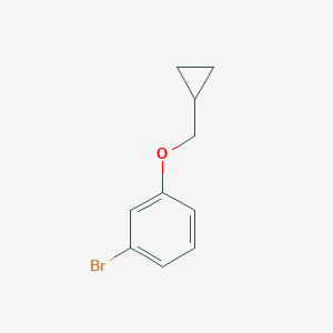 molecular formula C10H11BrO B175880 1-Bromo-3-(cyclopropylmethoxy)benzene CAS No. 126909-78-2