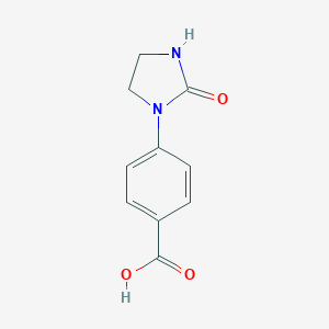 molecular formula C10H10N2O3 B175893 4-(2-氧代咪唑啉-1-基)苯甲酸 CAS No. 167626-55-3