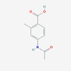 molecular formula C10H11NO3 B017590 4-乙酰氨基-2-甲基苯甲酸 CAS No. 103204-69-9