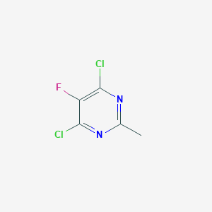 molecular formula C5H3Cl2FN2 B017591 4,6-二氯-5-氟-2-甲基嘧啶 CAS No. 105806-13-1