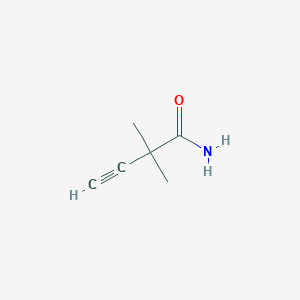 molecular formula C6H9NO B175922 2,2-Dimethylbut-3-ynamide CAS No. 164411-36-3