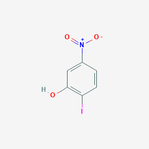 molecular formula C6H4INO3 B175931 2-碘-5-硝基苯酚 CAS No. 197243-46-2