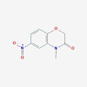 B175935 4-Methyl-6-nitro-2H-1,4-benzoxazin-3-one CAS No. 103361-68-8