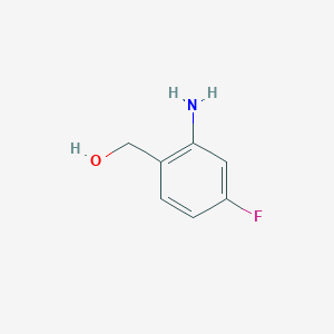 molecular formula C7H8FNO B175940 (2-Amino-4-fluorophenyl)methanol CAS No. 197783-88-3