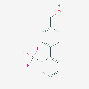 B175941 [2'-(Trifluoromethyl)[1,1'-biphenyl]-4-yl]methanol CAS No. 198205-80-0