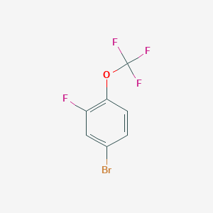 molecular formula C7H3BrF4O B017595 4-溴-2-氟-1-(三氟甲氧基)苯 CAS No. 105529-58-6