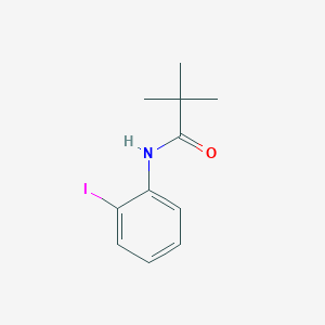 molecular formula C11H14INO B175950 N-(2-碘苯基)-2,2-二甲基丙酰胺 CAS No. 170959-10-1