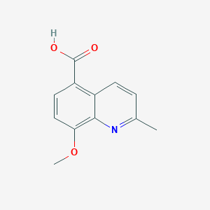 B175953 8-Methoxy-2-methylquinoline-5-carboxylic acid CAS No. 199872-12-3