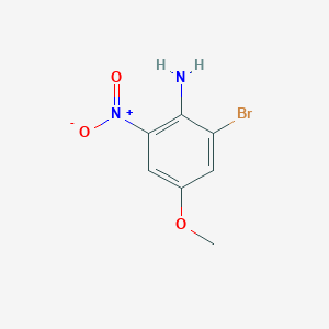 molecular formula C7H7BrN2O3 B175964 2-溴-4-甲氧基-6-硝基苯胺 CAS No. 10172-35-7