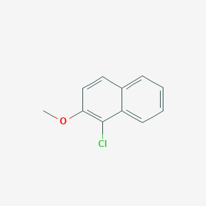 molecular formula C11H9ClO B175985 1-氯-2-甲氧基萘 CAS No. 13101-92-3
