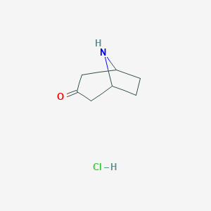 B017599 8-Azabicyclo[3.2.1]octan-3-one Hydrochloride CAS No. 25602-68-0