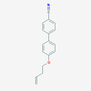 molecular formula C17H15NO B176001 4'-But-3-enyloxy-biphenyl-4-carbonitrile CAS No. 120817-64-3