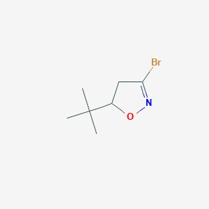 3-Bromo-5-tert-butyl-4,5-dihydroisoxazole