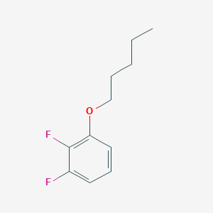 molecular formula C11H14F2O B176012 1,2-Difluoro-3-(pentyloxy)benzene CAS No. 156684-90-1