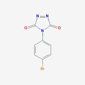 molecular formula C8H4BrN3O2 B176025 4-(4-Bromo-phenyl)-[1,2,4]triazole-3,5-dione CAS No. 107553-79-7