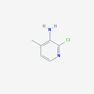 molecular formula C6H7ClN2 B017603 3-氨基-2-氯-4-甲基吡啶 CAS No. 133627-45-9