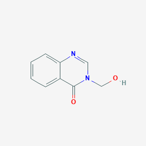 molecular formula C9H8N2O2 B176035 3-(Hydroxymethyl)-4(3H)-quinazolinone CAS No. 14663-52-6