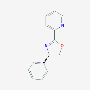 B176062 2-[(4S)-4,5-dihydro-4-phenyl-2-oxazolyl]-Pyridine CAS No. 153880-57-0