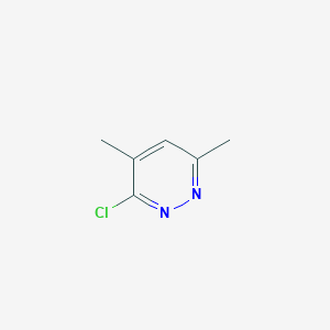 molecular formula C6H7ClN2 B176063 3-氯-4,6-二甲基吡啶嗪 CAS No. 17258-26-3