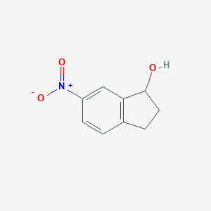molecular formula C9H9NO3 B176074 6-硝基-2,3-二氢-1H-茚-1-醇 CAS No. 119273-81-3