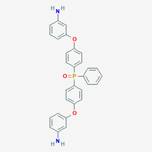 B176078 Bis[4-(3-aminophenoxy)phenyl] phenylphosphine oxide CAS No. 132817-72-2