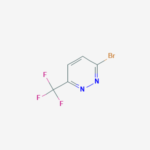 B176094 3-Bromo-6-(trifluoromethyl)pyridazine CAS No. 174607-37-5