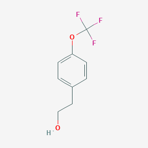 B176105 2-(4-(Trifluoromethoxy)phenyl)ethanol CAS No. 196811-90-2