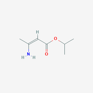 molecular formula C7H13NO2 B017612 3-氨基巴豆酸异丙酯 CAS No. 14205-46-0