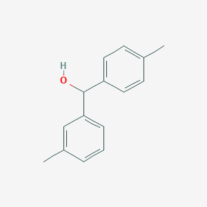molecular formula C15H16O B176136 3,4'-二甲基二苯甲醇 CAS No. 13389-73-6