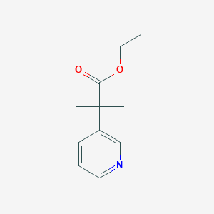 molecular formula C11H15NO2 B176139 2-甲基-2-(吡啶-3-基)丙酸乙酯 CAS No. 120690-70-2