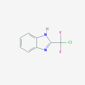 molecular formula C8H5ClF2N2 B176186 2-(Chlorodifluoromethyl)-1H-benzimidazole CAS No. 14468-38-3