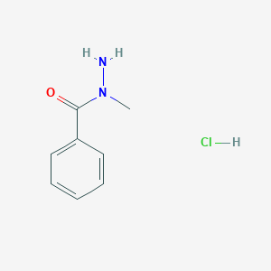 molecular formula C8H11ClN2O B176189 N-Methylbenzohydrazide hydrochloride CAS No. 1660-25-9