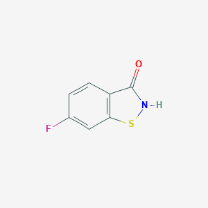 molecular formula C7H4FNOS B176209 6-Fluorobenzo[d]isothiazol-3(2H)-one CAS No. 159803-11-9