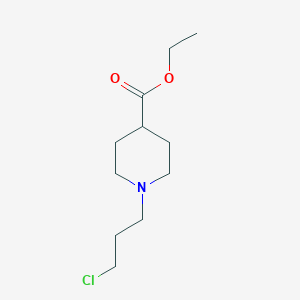molecular formula C11H20ClNO2 B176220 Ethyl 1-(3-chloropropyl)piperidine-4-carboxylate CAS No. 149669-14-7