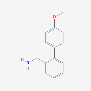 B176247 [2-(4-Methoxyphenyl)phenyl]methanamine CAS No. 153850-87-4