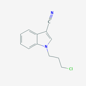 B176265 1-(3-Chloropropyl)-3-cyanoindole CAS No. 156237-50-2