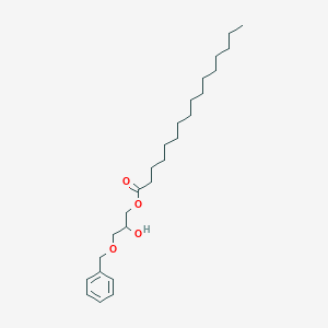 molecular formula C26H44O4 B017627 1-棕榈酰-3-O-苄基-rac-甘油 CAS No. 1487-51-0