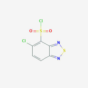 molecular formula C6H2Cl2N2O2S2 B176283 5-Chloro-2,1,3-benzothiadiazole-4-sulfonyl chloride CAS No. 100130-48-1