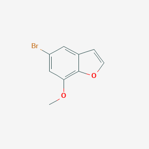 B176308 5-Bromo-7-methoxybenzofuran CAS No. 164414-62-4