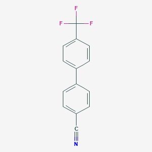 molecular formula C14H8F3N B176337 4-氰基-4'-(三氟甲基)联苯 CAS No. 140483-60-9