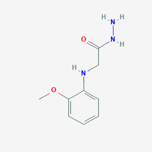 molecular formula C9H13N3O2 B176345 2-[(2-甲氧基苯基)氨基]乙酰肼 CAS No. 112255-65-9