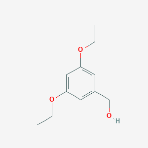 molecular formula C11H16O3 B176365 (3,5-Diethoxyphenyl)methanol CAS No. 198623-56-2