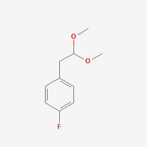 molecular formula C10H13FO2 B176371 1-(2,2-Dimethoxyethyl)-4-fluorobenzene CAS No. 121039-98-3
