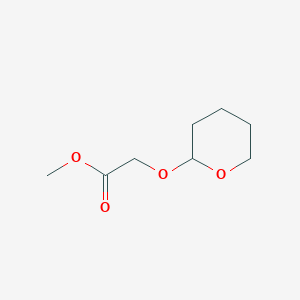 B176374 Methyl 2-((tetrahydro-2H-pyran-2-yl)oxy)acetate CAS No. 135643-82-2