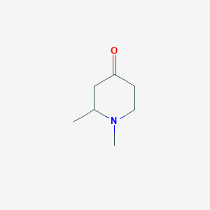 molecular formula C7H13NO B176407 1,2-二甲基哌啶-4-酮 CAS No. 13669-32-4