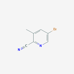 molecular formula C7H5BrN2 B176418 5-溴-3-甲基吡啶甲腈 CAS No. 156072-86-5