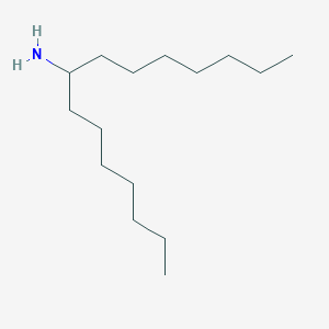 molecular formula C15H33N B176425 Pentadecan-8-amine CAS No. 18618-64-9
