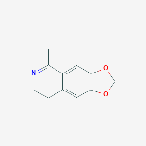 molecular formula C11H11NO2 B176426 5-Methyl-7,8-dihydro-[1,3]dioxolo[4,5-g]isoquinoline CAS No. 17104-27-7